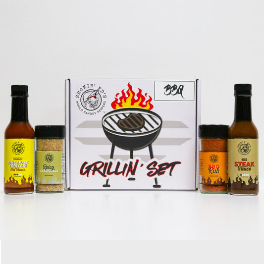 CASE (10 Count) Smokin’ Ed’s Grillin' Set: BBQ Gift Box
