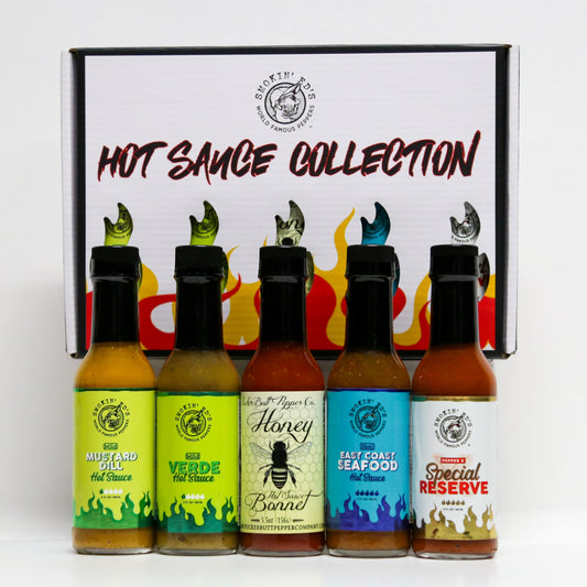 CASE (10 Count) Smokin’ Ed’s Hot Sauce Collection (5 Pack)